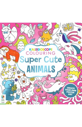 Kaleidoscope Colouring Book  Super Cute Animals